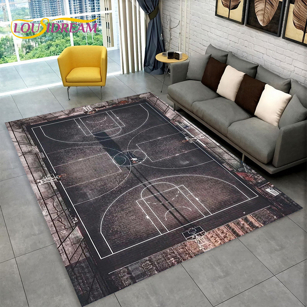 Karpet Area kartun basket 3D b - Kids Outdoor Mat Waterproof ulasan dan harga