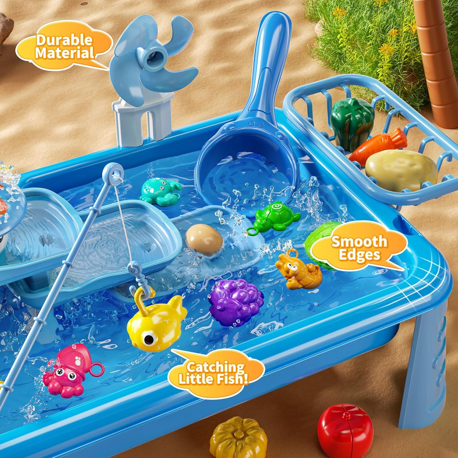 Meja Mainan Air untuk Anak-ana - Kids Outdoor Water Table ulasan dan harga