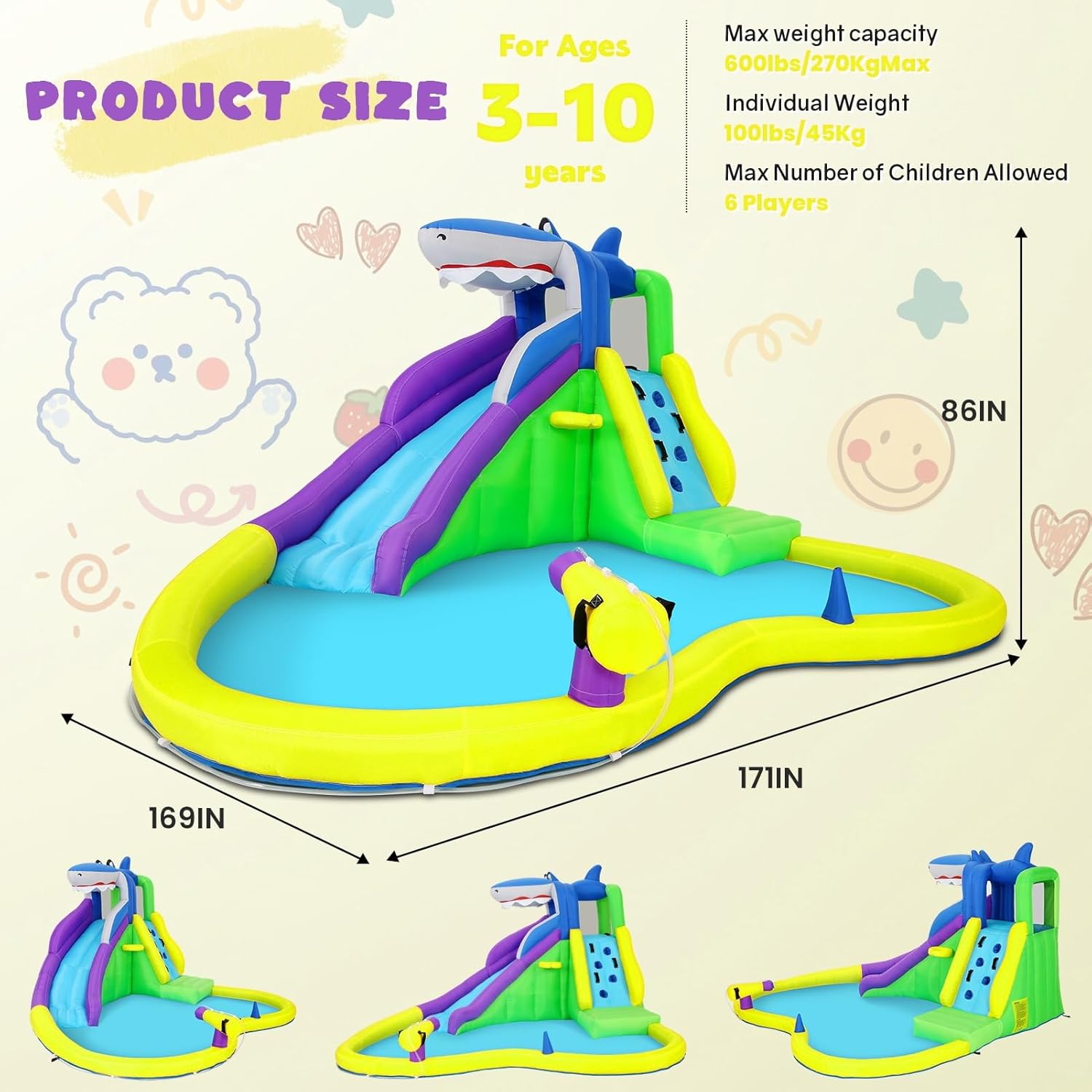 Rumah Loncat Tiup 13x14FT deng - Play Kids Outdoor ulasan dan harga