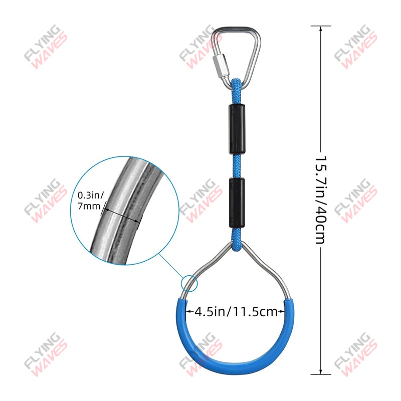 Cincin GYM Gantung Anak-anak B - Kids Outdoor Ninja ulasan dan harga