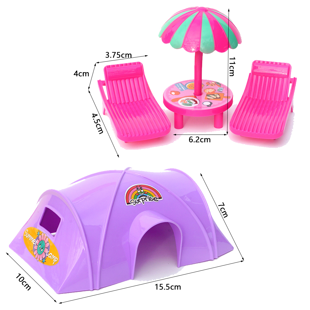 Model furnitur Mini 1/12, orna - Kids Outdoor Doll House ulasan dan harga